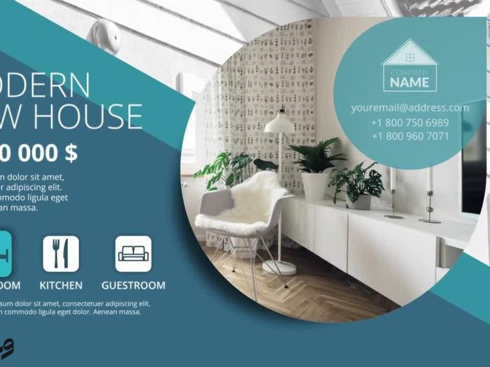 پروژه آماده پریمیر : مسکن و املاک Elegant Real Estate Promo