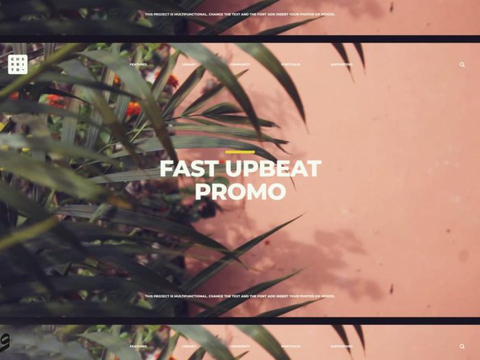 پروژه آماده پریمیر : تیزر تبلیغاتی Fast Upbeat Promo