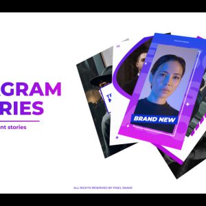 پروژه آماده پریمیر : استوری اینستاگرام Instagram Stories V2