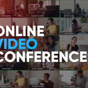پروژه آماده پریمیر : تیزر تبلیغاتی کنفرانس آنلاین Online Video Conference Promo