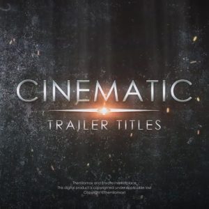 دانلود پروژه آماده پریمیر : تریلر متنی Cinematic Trailer Titles
