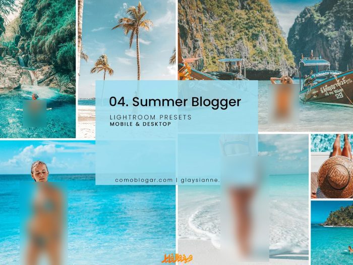 دانلود پریست بلاگر تابستانی Summer Blogger
