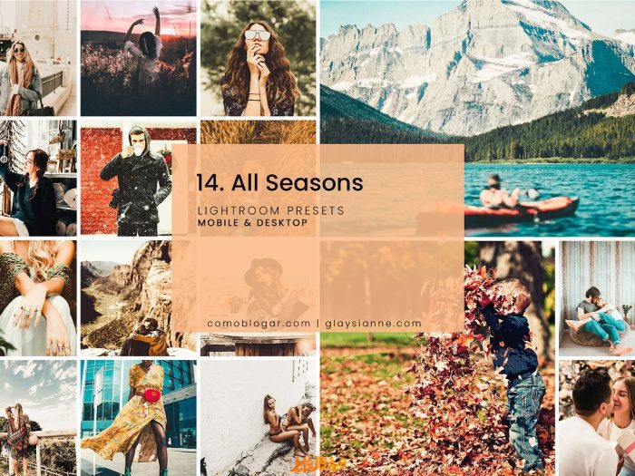 دانلود پریست چهار فصل All Seasons-Lightroom Presets