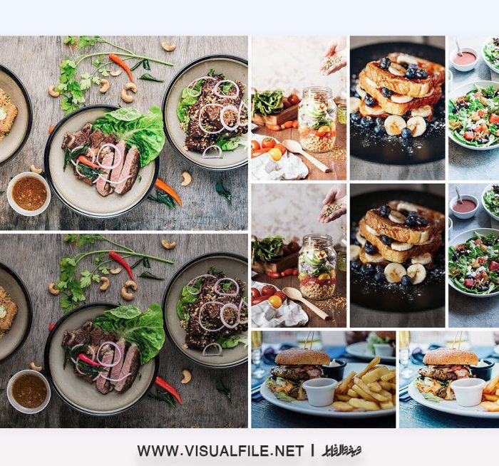 دانلود پریست لایت روم و فتوشاپ : پریست غذا Food Presets
