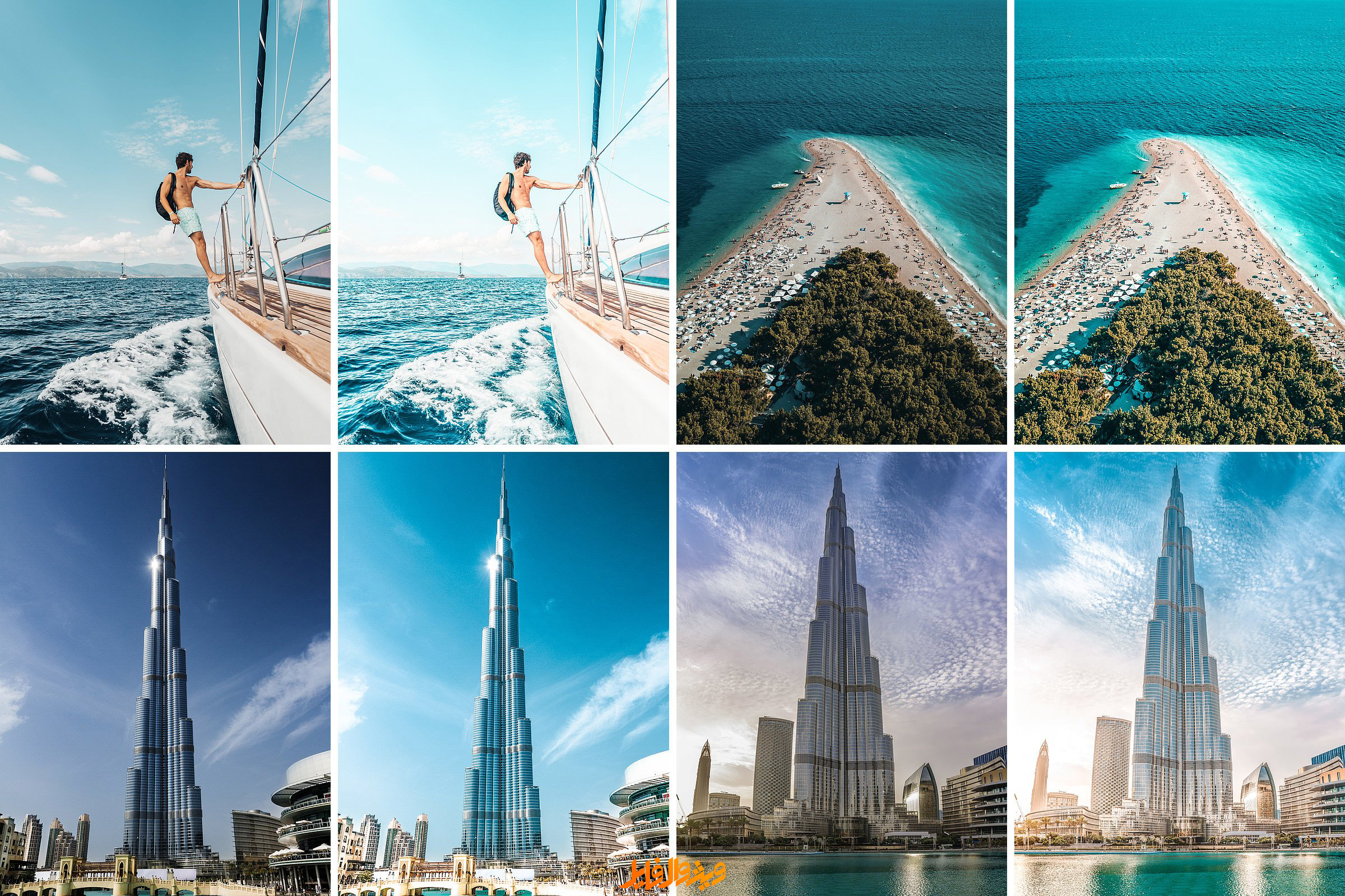 دانلود پریست لایت روم و فتوشاپ : پریست زندگی دبی Life Dubai Preset