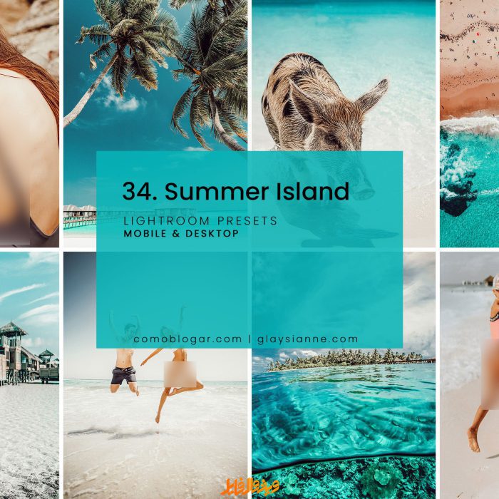 دانلود پریست لایت روم و فتوشاپ : پریست تابستانی جزیره Summer Island